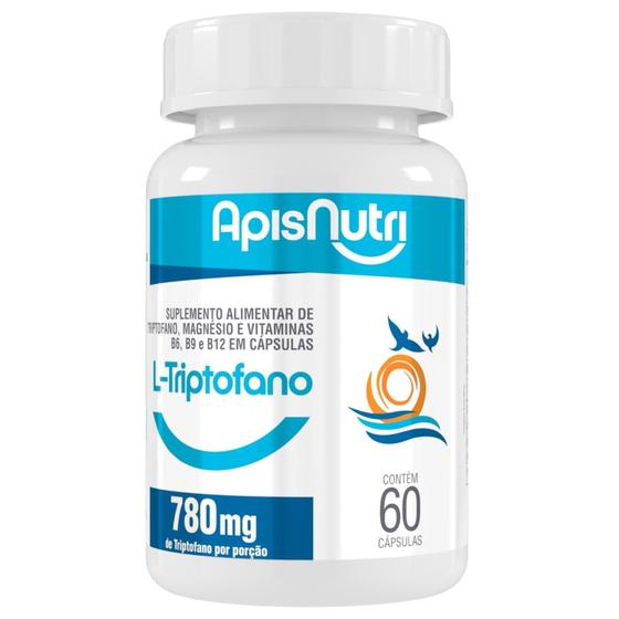 Imagem de L-Triptofano 450mg 60 Cáps ApisNutri
