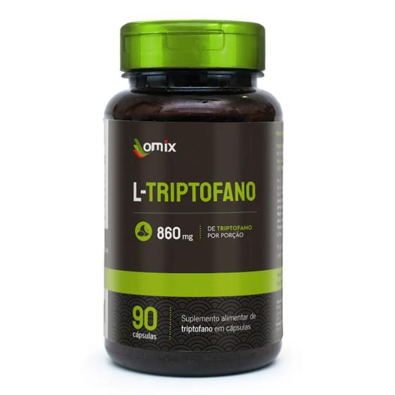 Imagem de L-Triptofano 5htp 860mg 90 Capsulas - Omix