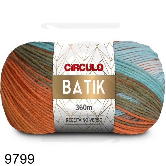 Imagem de Lã Batik 100g - Círculo