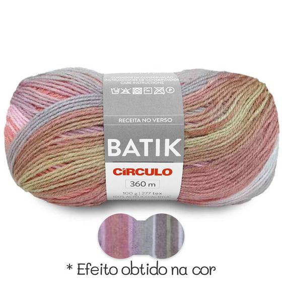 Imagem de Lã Batik Círculo 100g 360 metros