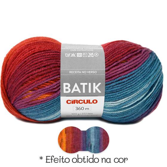 Imagem de Lã Batik Círculo 100g 360 metros