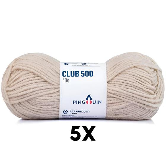 Imagem de Lã Club 500 Pingouin 40g KIT c/ 5