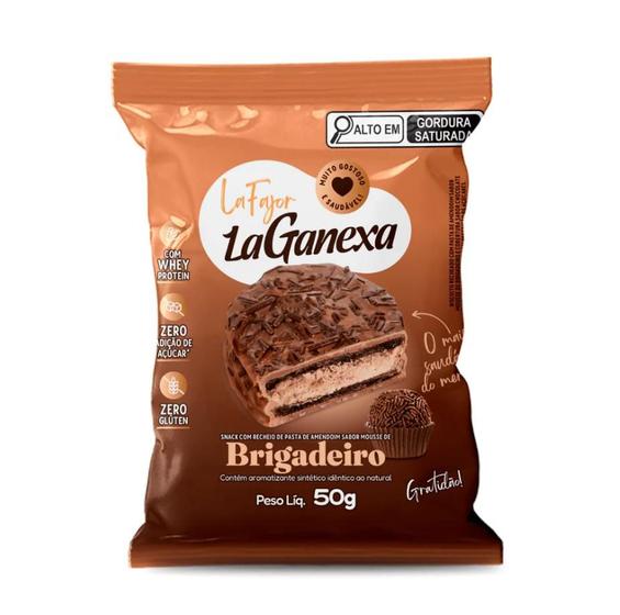 Imagem de La Fajor de Brigadeiro com Whey Protein Display 12 unidades - La Ganexa