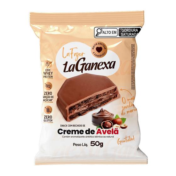 Imagem de La Fajor La Ganexa Com Creme de Avelã Com Whey Protein 50g