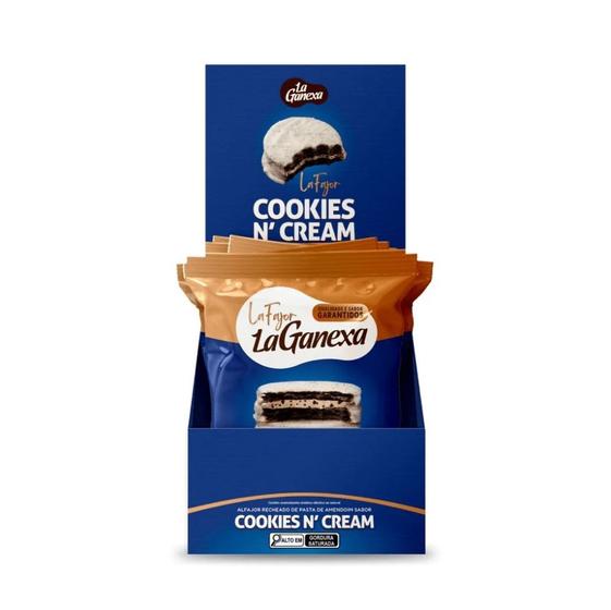 Imagem de La Fajor La Ganexa Display (12 unid. 50g) - Sabor: Cookies e Cream