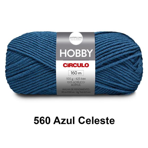 Imagem de Lã Fio Hobby Círculo 100g 160m Novelo - Tricô e Crochê