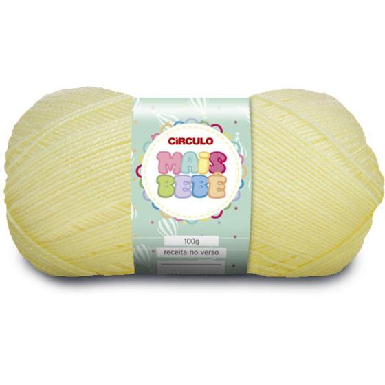 Imagem de Lã Mais Bebê 100g Amarelo Candy 325 Círculo - Circulo