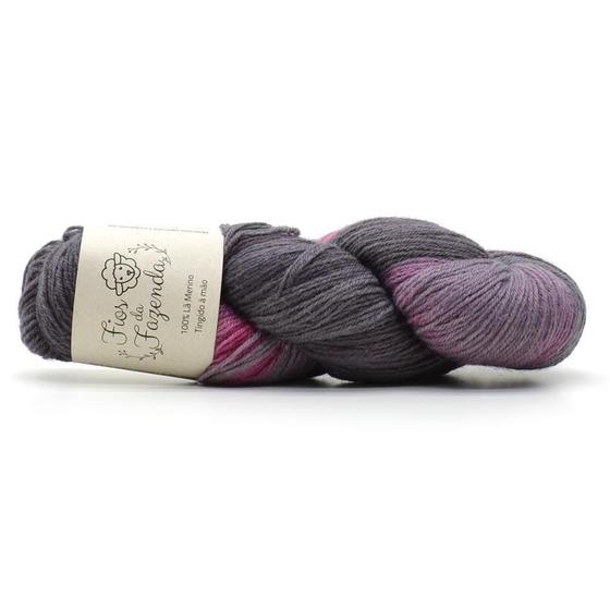 Imagem de Lã Merino Fingering 4ply 100g - Tingimento Artístico