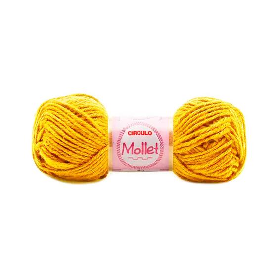 Imagem de Lã Mollet Círculo 40gr C/80 Metros - Cores Sólidas
