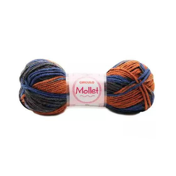 Imagem de Lã Mollet Círculo 40gr C/80 Metros - Multicor
