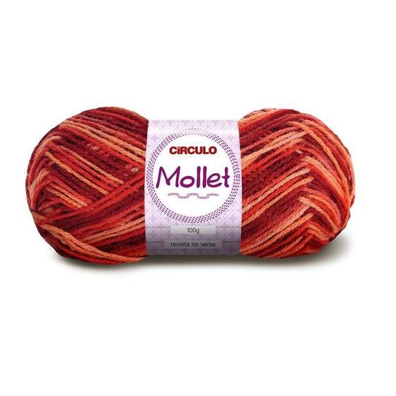 Imagem de Lã Mollet Círculo Cor Mesclada 100G - 9642