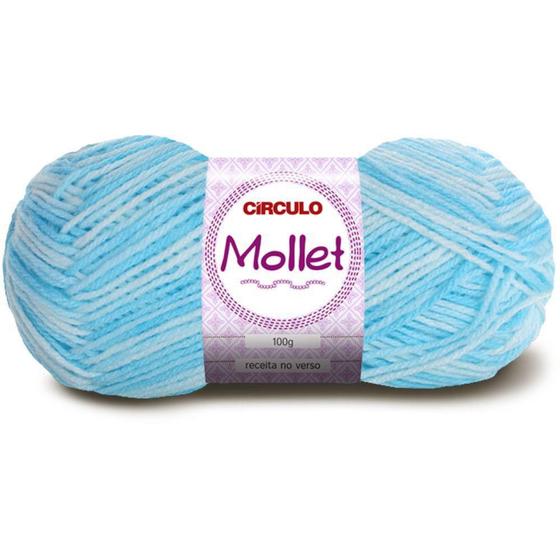 Imagem de Lã Mollet Multicolor 200m 100g Cascata 9113 Círculo - Circulo