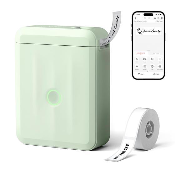 Imagem de Label Maker NIIMBOT D110 atualizado com fita Bluetooth verde