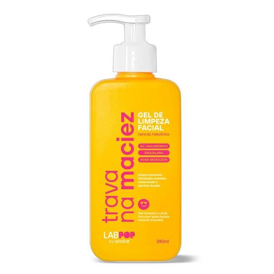 Imagem de Labpop gel de limpeza facial trava na maciez com 240ml