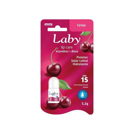 Imagem de Laby Prot Sol Hidrat Labial Cereja Fps15 3,2G