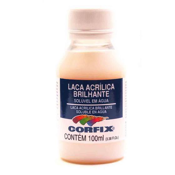 Imagem de Laca Acrilica Brilhante Corfix 100Ml