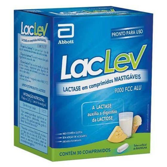 Imagem de LacLev 9000FCC c/ 30 Comprimidos Mastigáveis