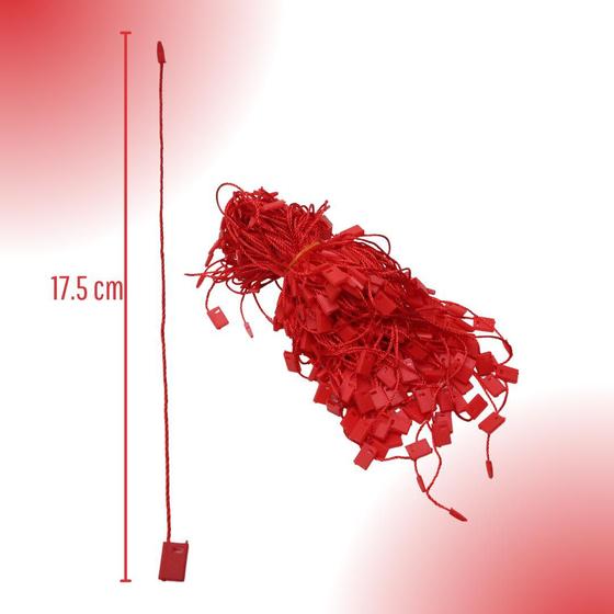 Imagem de Lacre De Autenticidade Vermelho - Para Artesanato Tag - Roupa - Pacote Com 1000 Unidades - Nybc