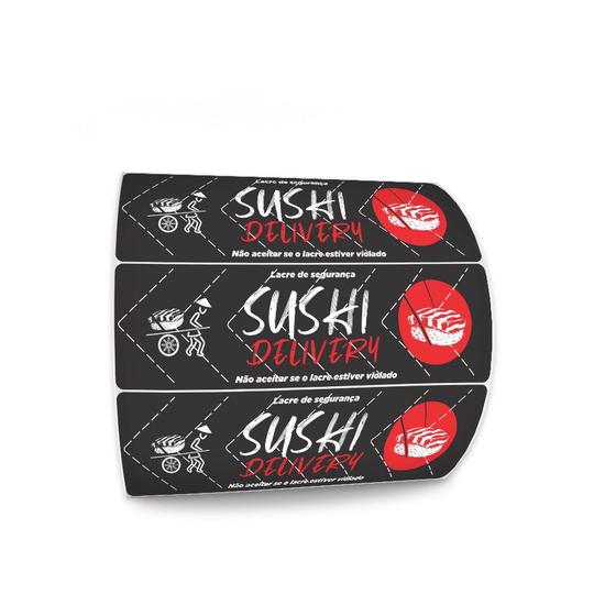 Imagem de Lacre para Delivery Sushi 100x30 mm Milheiro