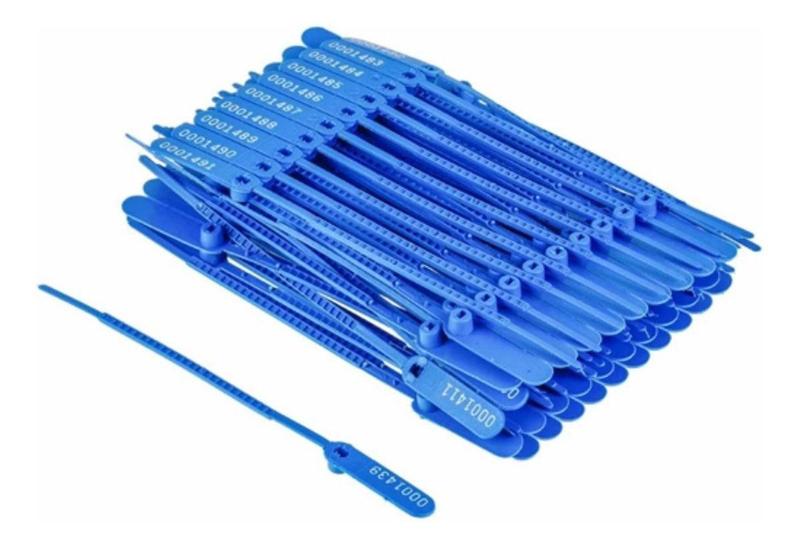 Lacre Para Malote 17,5 Cm - 1000 Unidades Numerado Viagem - LMG DISTRIBUIDORA Imagem de Lacre Para Malote 17,5 Cm - 1000 Unidades Numerado Viagem