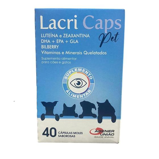 Imagem de Lacri Caps Pet Cães e Gatos 40 Cápsulas - AGENER UNIAO