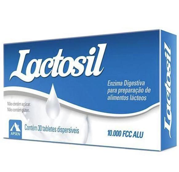 Imagem de Lactosil 10.000 Fcc 30 Tabletes Lactase