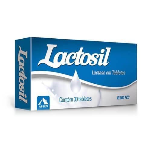 Imagem de Lactosil 10.000 Fcc Lactase 30 Tabletes