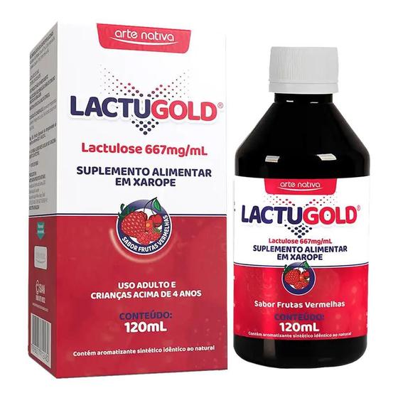 Imagem de Lactugold com 120ml sabor frutas vermelhas