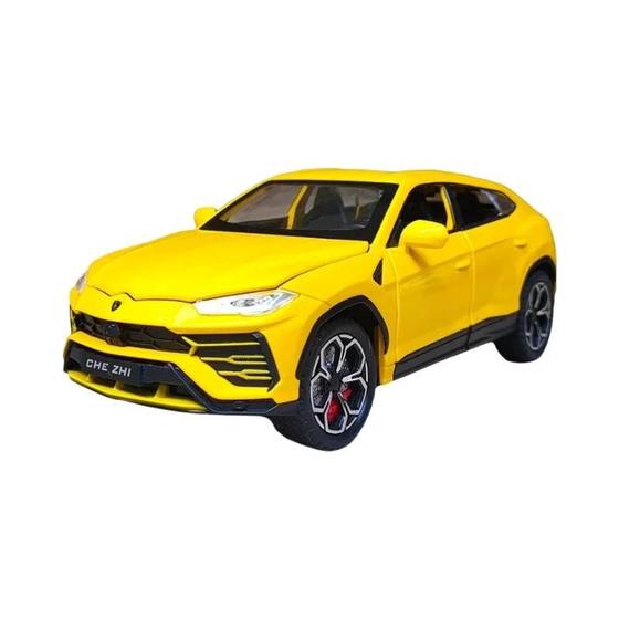 Imagem de Lamborghini URUS SUV Liga Carro Esportivo Modelo 1:24 Escala Diecast Metal Off-road Com Som E Luz