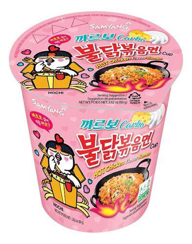 Imagem de Lamen Coreano Samyang Carbonara Copo Hot Chicken 80g 
