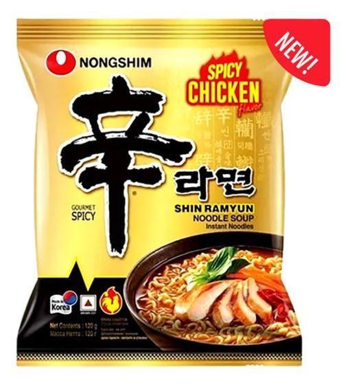 Imagem de Lamen Coreano Shin Ramyum Spicy Chicken 120G