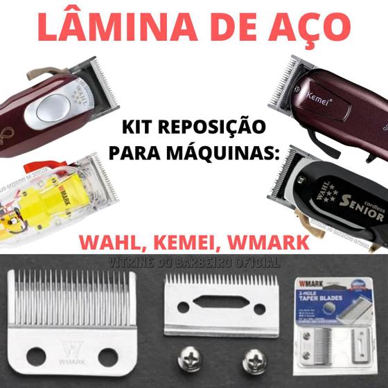 Lâmina De Aço Kit Reposição P/ Máquinas Senior Magic Clip Menor preço em Lâmina De Aço Kit Reposição P/ Máquinas Senior Magic Clip