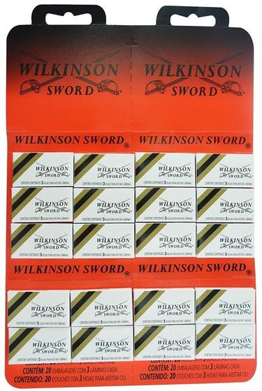 Lâmina De Barbeador Para Barbear Wilkinson Sword Cartela Com 60 Lâminas Menor preço em Lâmina De Barbeador Para Barbear Wilkinson Sword Cartela Com 60 Lâminas