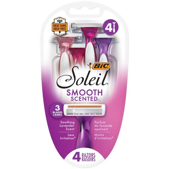 Imagem de Lâmina descartável BIC Soleil Smooth Scented para mulheres, 3 lâminas