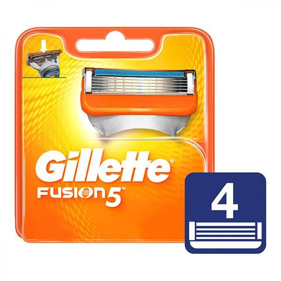 Imagem de Lâmina Gillette Fusion 5 Com 4 Unidades