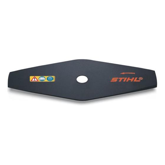 Lâmina para Roçadeira 2 pontas 230mm Furo 25,4mm Stihl Menor preço em Lâmina para Roçadeira 2 pontas 230mm Furo 25,4mm Stihl
