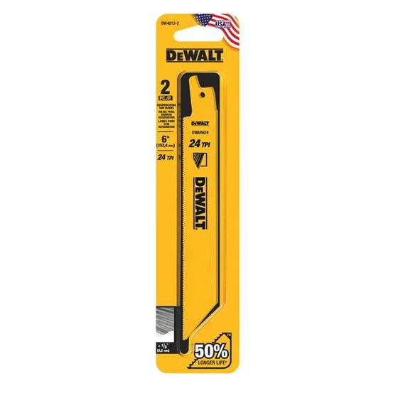 Imagem de Lamina para serra sabre 6x24dpp dewalt dw4813 2