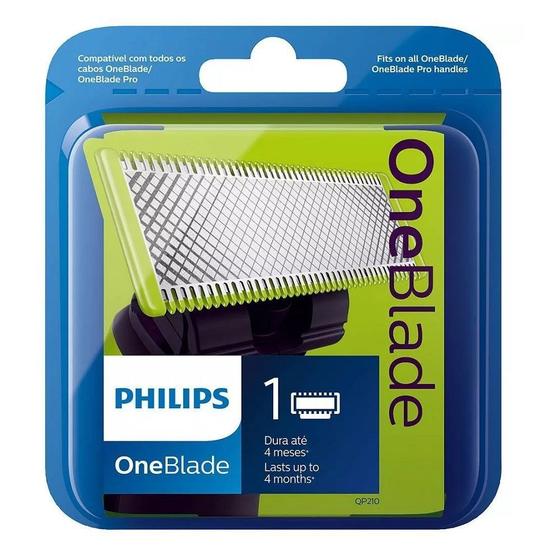 Lamina Refil Barbeador Elétrico Philips One Blade Qp210/50 Menor preço em Lamina Refil Barbeador Elétrico Philips One Blade Qp210/50