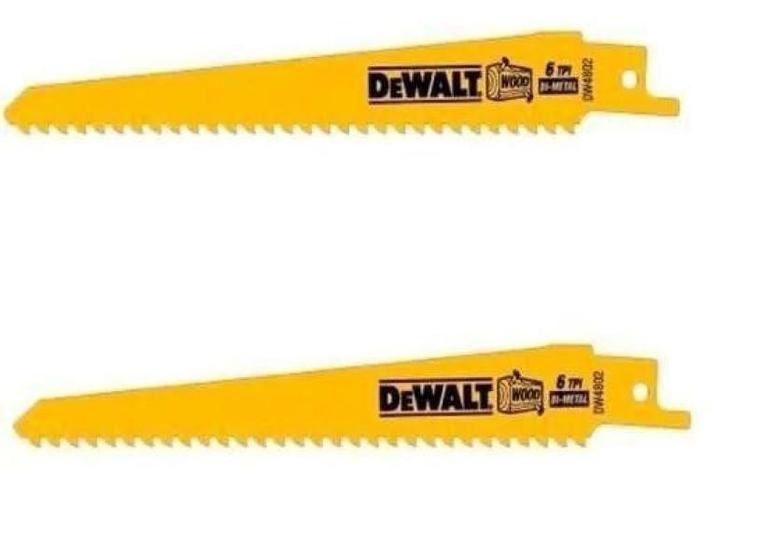 Imagem de Lâmina Serra Sabre 6 Pol Com 2 Peças Dewalt - Dw4802-2