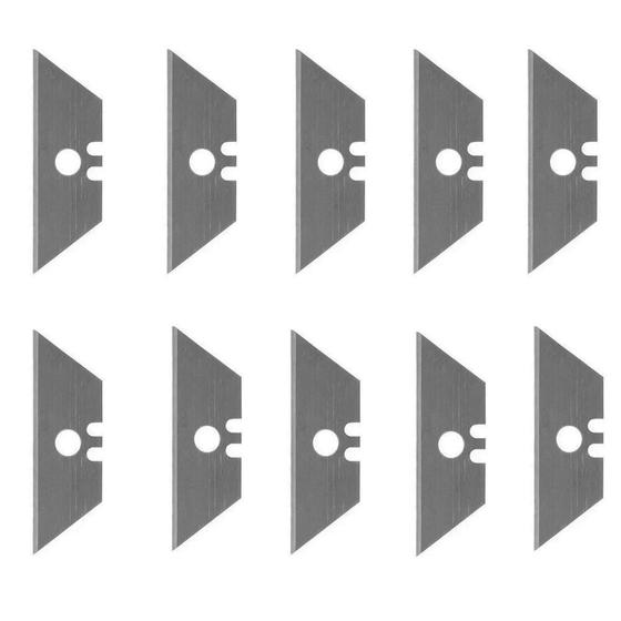 Imagem de Lâmina Trapezoidal Para Estilete Retrátil Com 10 Peças 0Af