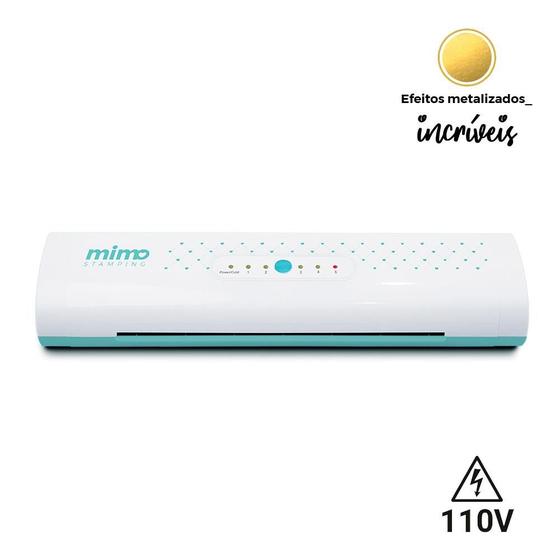 Imagem de Laminadora Aplicadora de Foil Mimo Stamping 3 Efeitos Metalizados Laminadora 110v Edição Especial