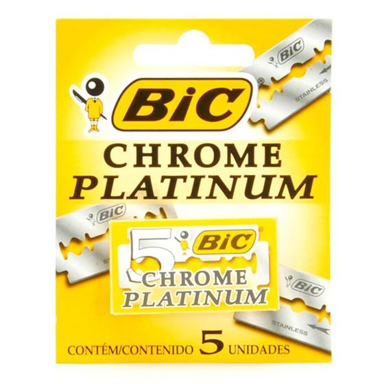 Imagem de Lâminas Bic Duplo Fio com 5 Unidades