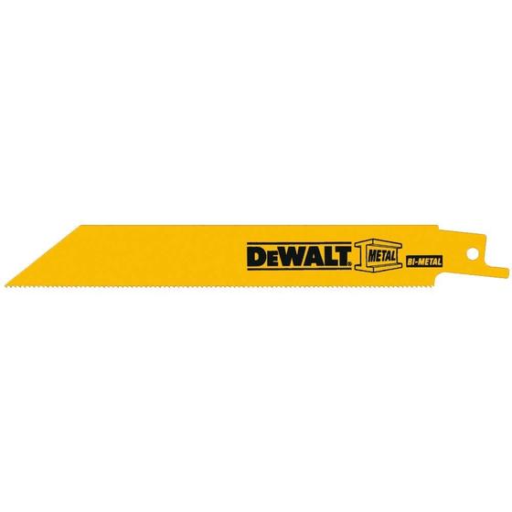Imagem de Lâminas de Serra Recíproca DEWALT DW4811B (100 Unidades) - 18 TPI, 15cm