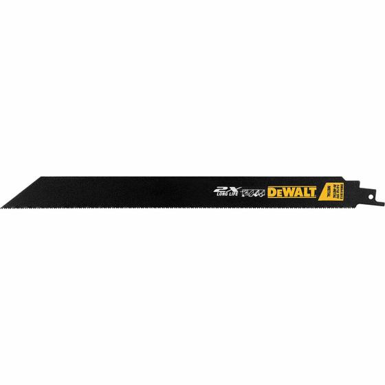 Imagem de Lâminas de Serra Recíproca DEWALT DWA41812 (30cm, 14 TPI) - Pacote com 5