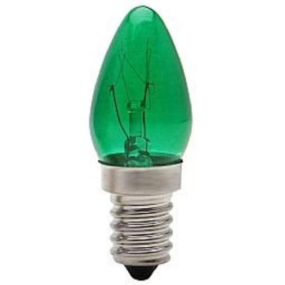 Imagem de Lamp chupeta 7w verde 127v e12 // 6a1020042-sadokin