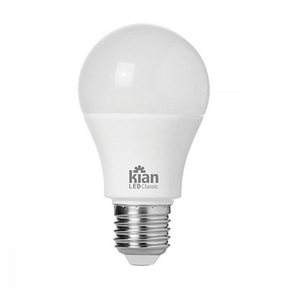 Imagem de Lamp Led Bulbo 09W 6500K Bivolt Kian ./ Kit Com 10 Unidades