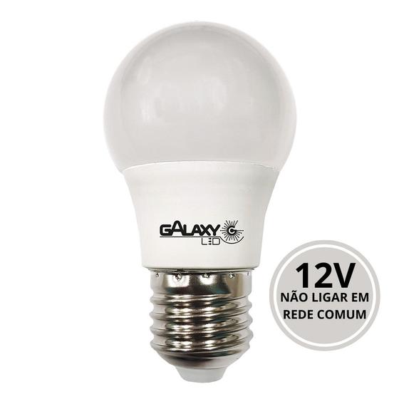 Imagem de Lâmpada 12V A60 Bulbo E27 Led 9W 6500K