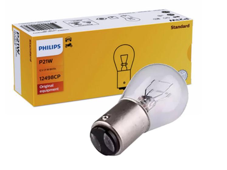Lampada 2 Polos 12V P21/5W Original Philips Standard Menor preço em Lampada 2 Polos 12V P21/5W Original Philips Standard