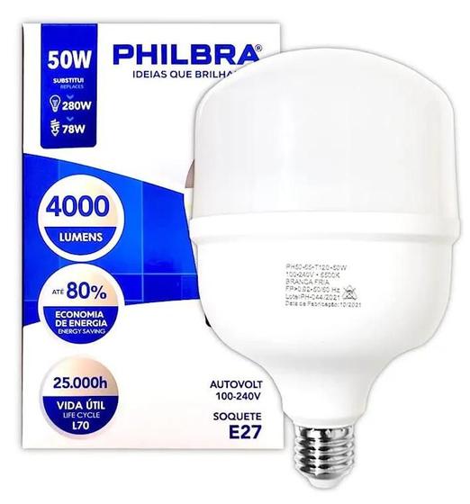 Imagem de Lâmpada 50W LED tipo bulba Philbra