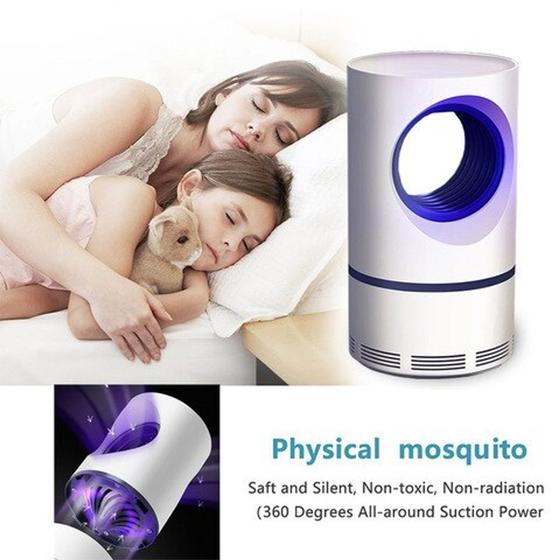 Armadilha Vortex Para Insetos - Elimina Moscas E Mosquitos Com Luz UV